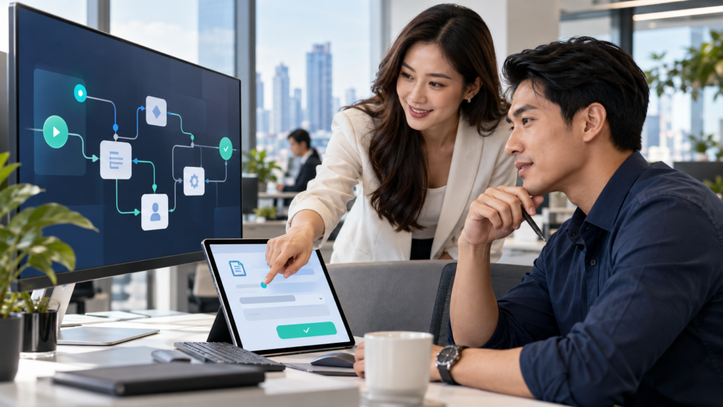 thai professionals connecting low code workflows 11